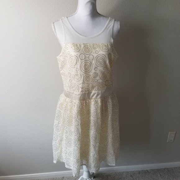 Justice Other - Justice / 18.5 / Champagne Sparkly Dress